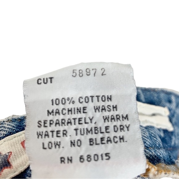 Vintage Bongo High Waist Cut Off Jean Shorts Size XS/S - Picture 9 of 9